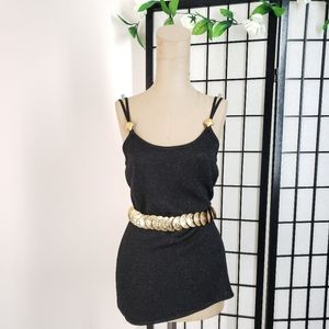 Vintage silk/metallic party tank